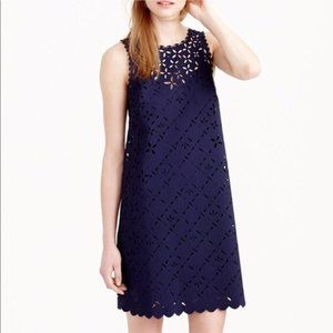 J. Crew Laser Cut Out Floral Sheath Dress 2